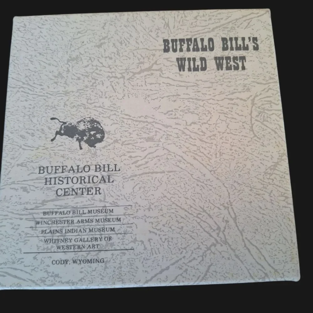 Vintage Pimpernel Coasters Buffalo Bill Wild West Made in England Six Boxed (6)
